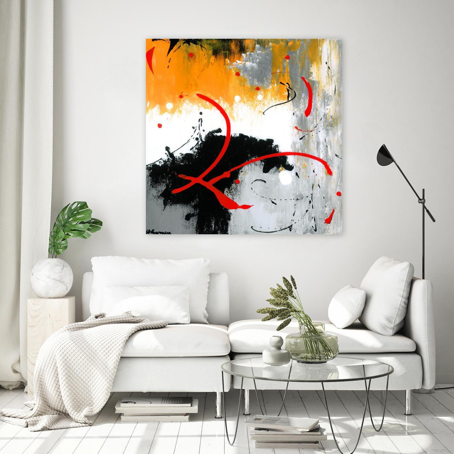 Les liens by Carole St-Germain on GIANT ART - black abstract artistes du québec