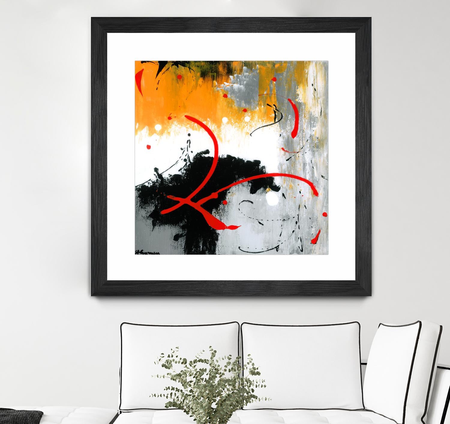 Les liens by Carole St-Germain on GIANT ART - black abstract