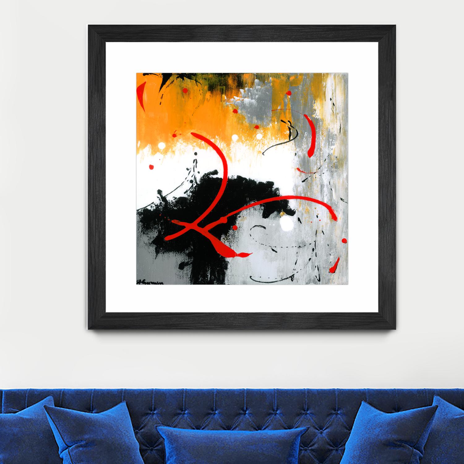 Les liens by Carole St-Germain on GIANT ART - black abstract