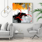 Les liens by Carole St-Germain on GIANT ART - black abstract artistes du québec