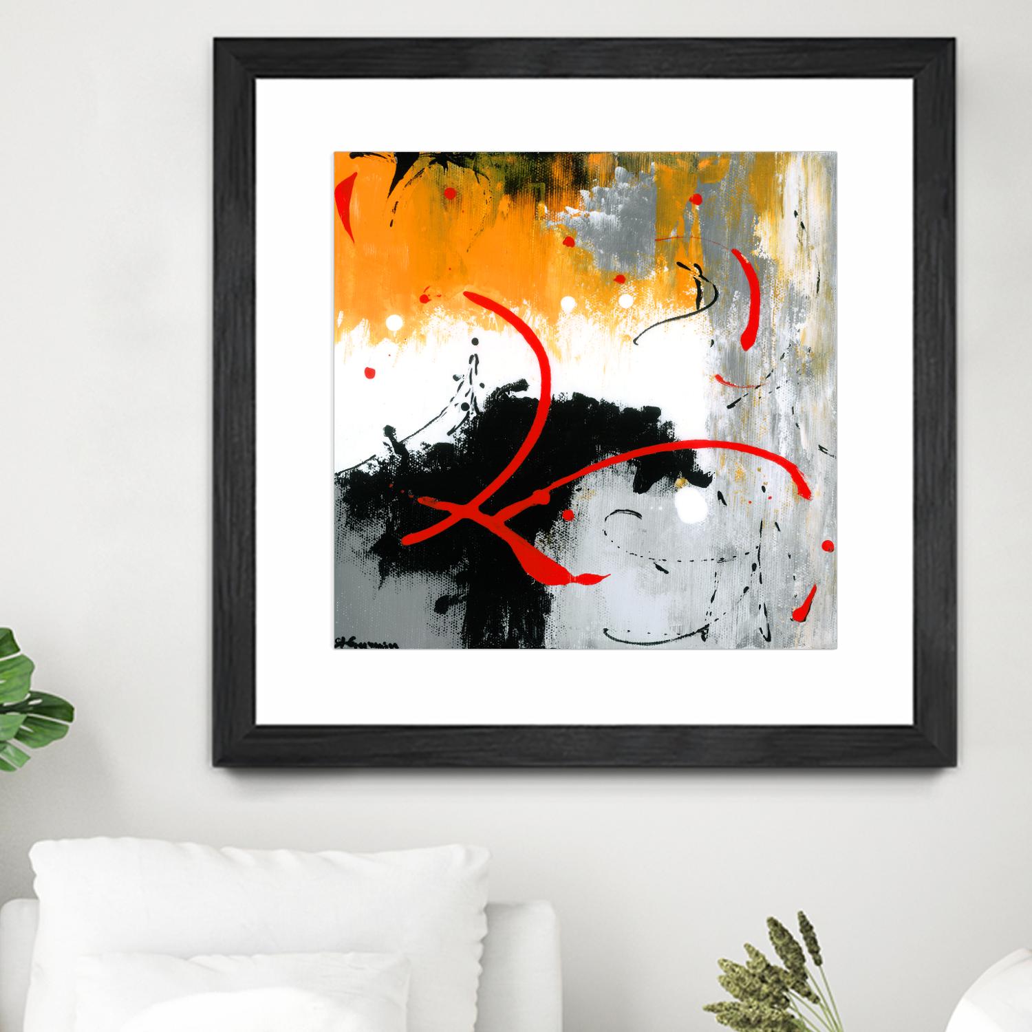 Les liens by Carole St-Germain on GIANT ART - black abstract