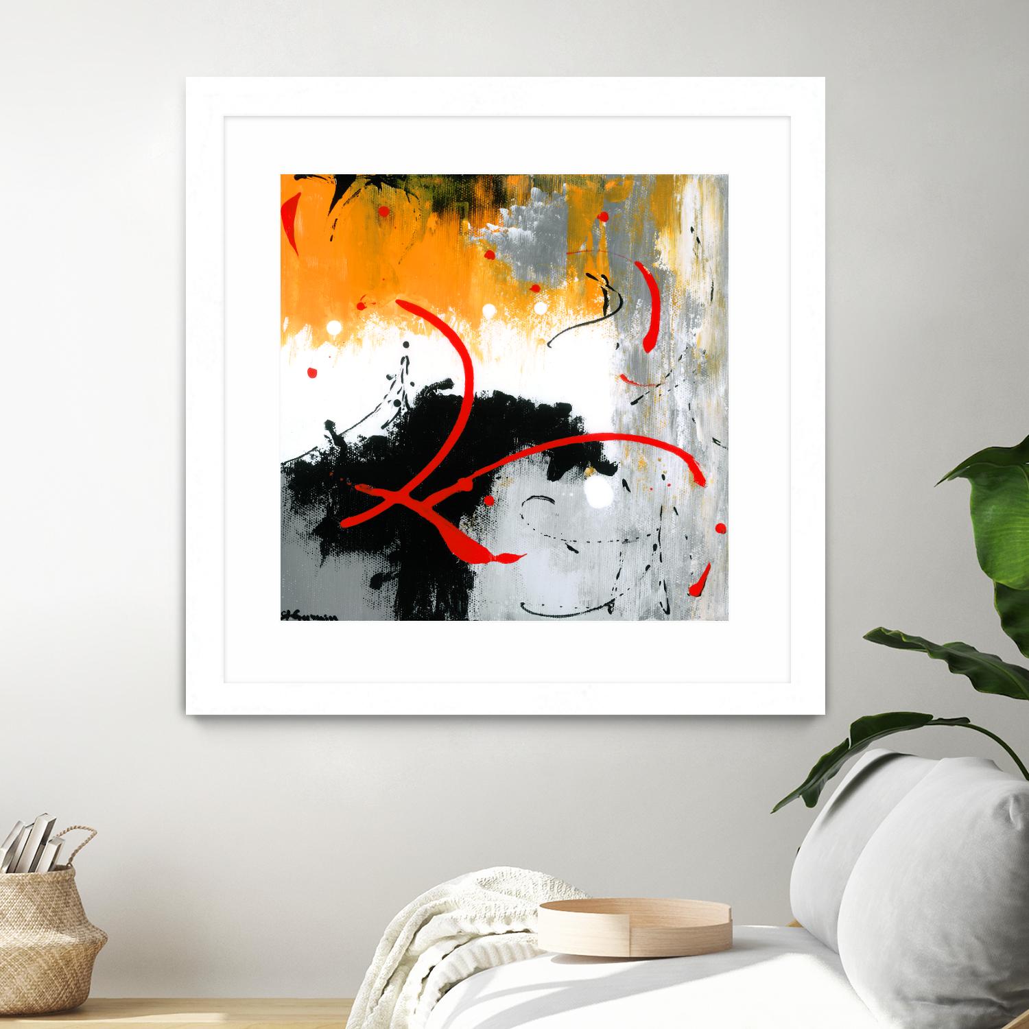 Les liens by Carole St-Germain on GIANT ART - black abstract