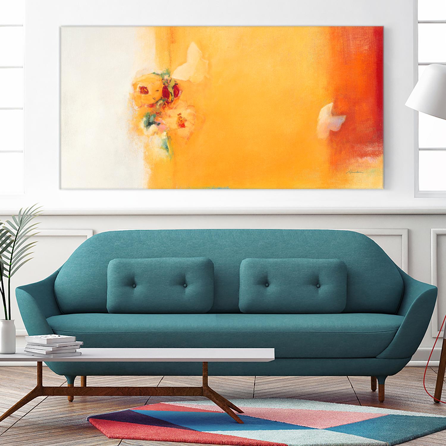 Eden 2 by Diane Lambin on GIANT ART - yellow abstract