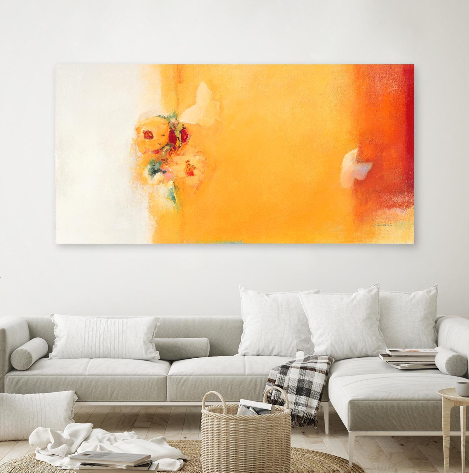 Eden 2 by Diane Lambin on GIANT ART - yellow abstract