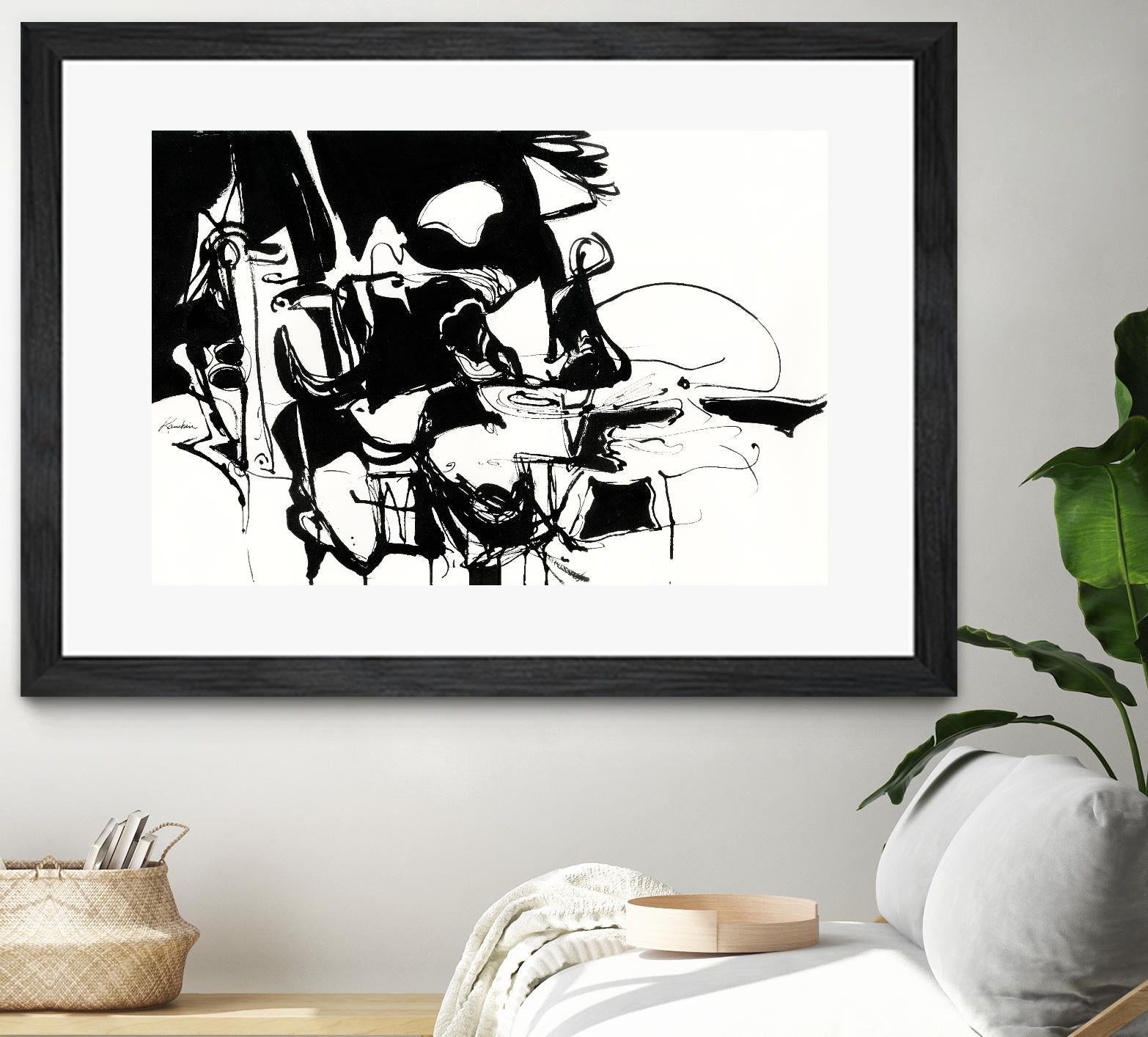 Black 1 by Diane Lambin on GIANT ART - white abstract artistes du québec