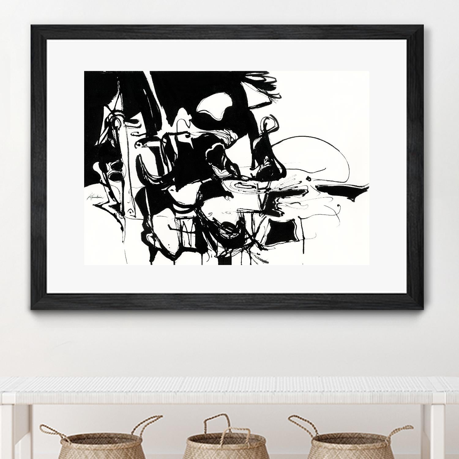 Black 1 by Diane Lambin on GIANT ART - white abstract artistes du québec