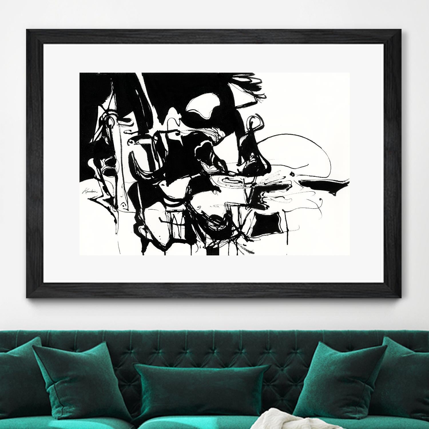 Black 1 by Diane Lambin on GIANT ART - white abstract artistes du québec