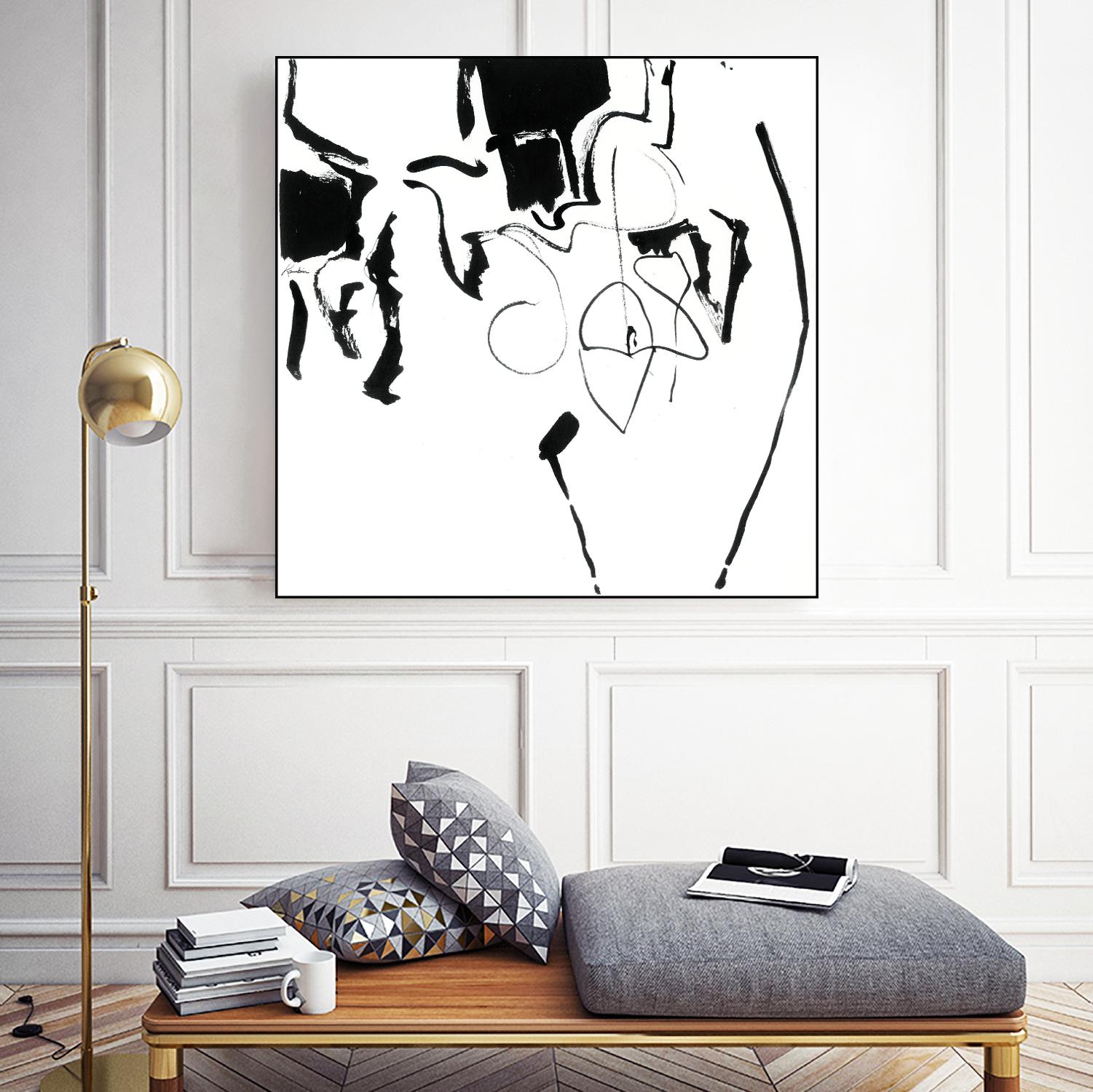 Black 2 by Diane Lambin on GIANT ART - black abstract