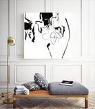 Black 2 by Diane Lambin on GIANT ART - white abstract canadian painters