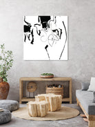 Black 2 by Diane Lambin on GIANT ART - white abstract canadian painters