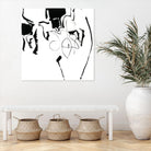 Black 2 by Diane Lambin on GIANT ART - white abstract canadian painters