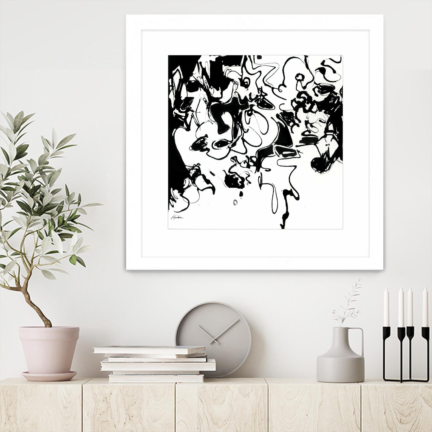 Black 3 by Diane Lambin on GIANT ART - black abstract