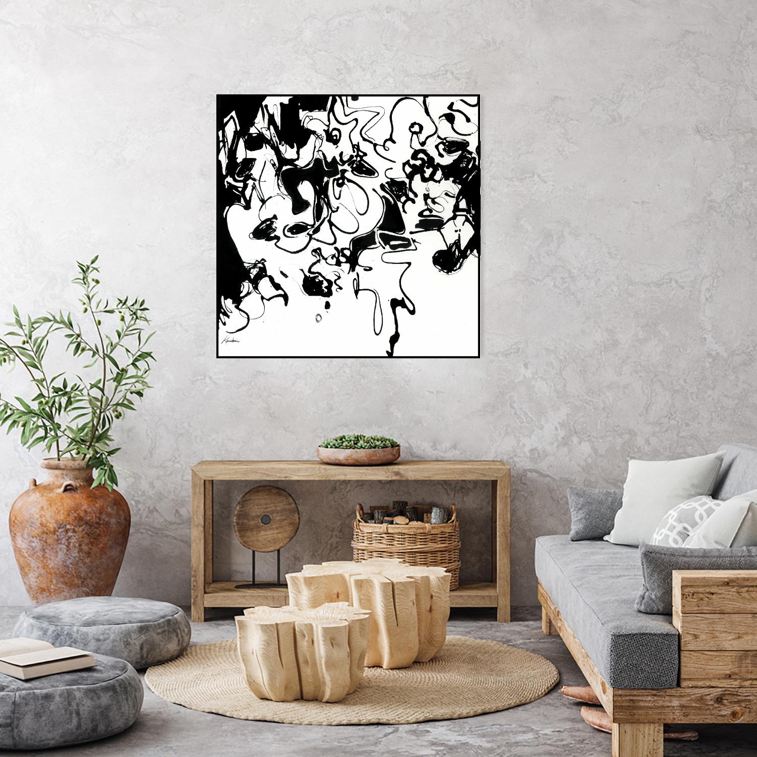 Black 3 by Diane Lambin on GIANT ART - black abstract