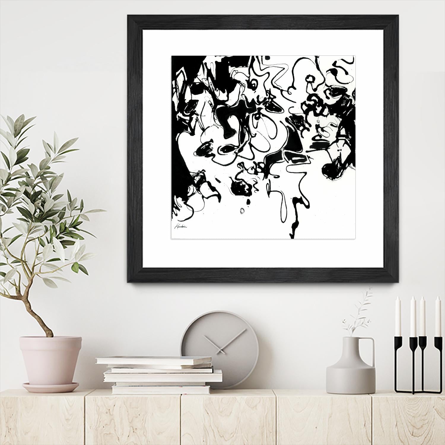 Black 3 by Diane Lambin on GIANT ART - black abstract