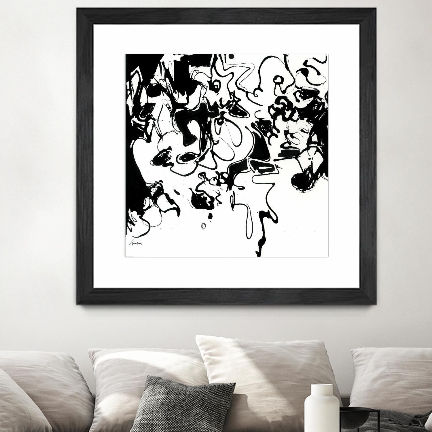 Black 3 by Diane Lambin on GIANT ART - black abstract