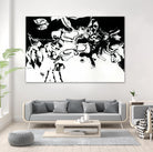 Black 3 by Diane Lambin on GIANT ART - white abstract