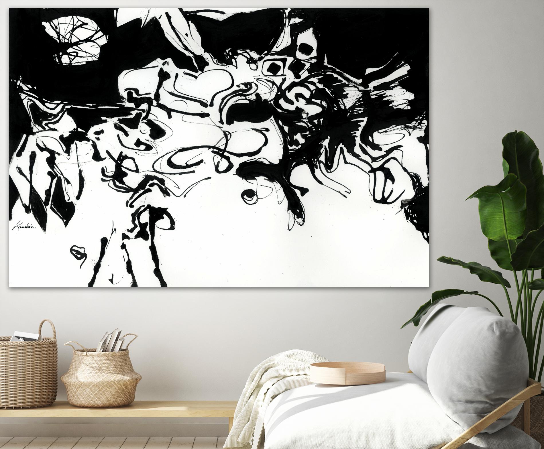 Black 3 by Diane Lambin on GIANT ART - white abstract