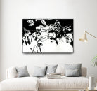 Black 3 by Diane Lambin on GIANT ART - white abstract