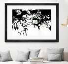 Black 3 by Diane Lambin on GIANT ART - white abstract