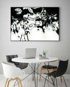 Black 3 by Diane Lambin on GIANT ART - white abstract