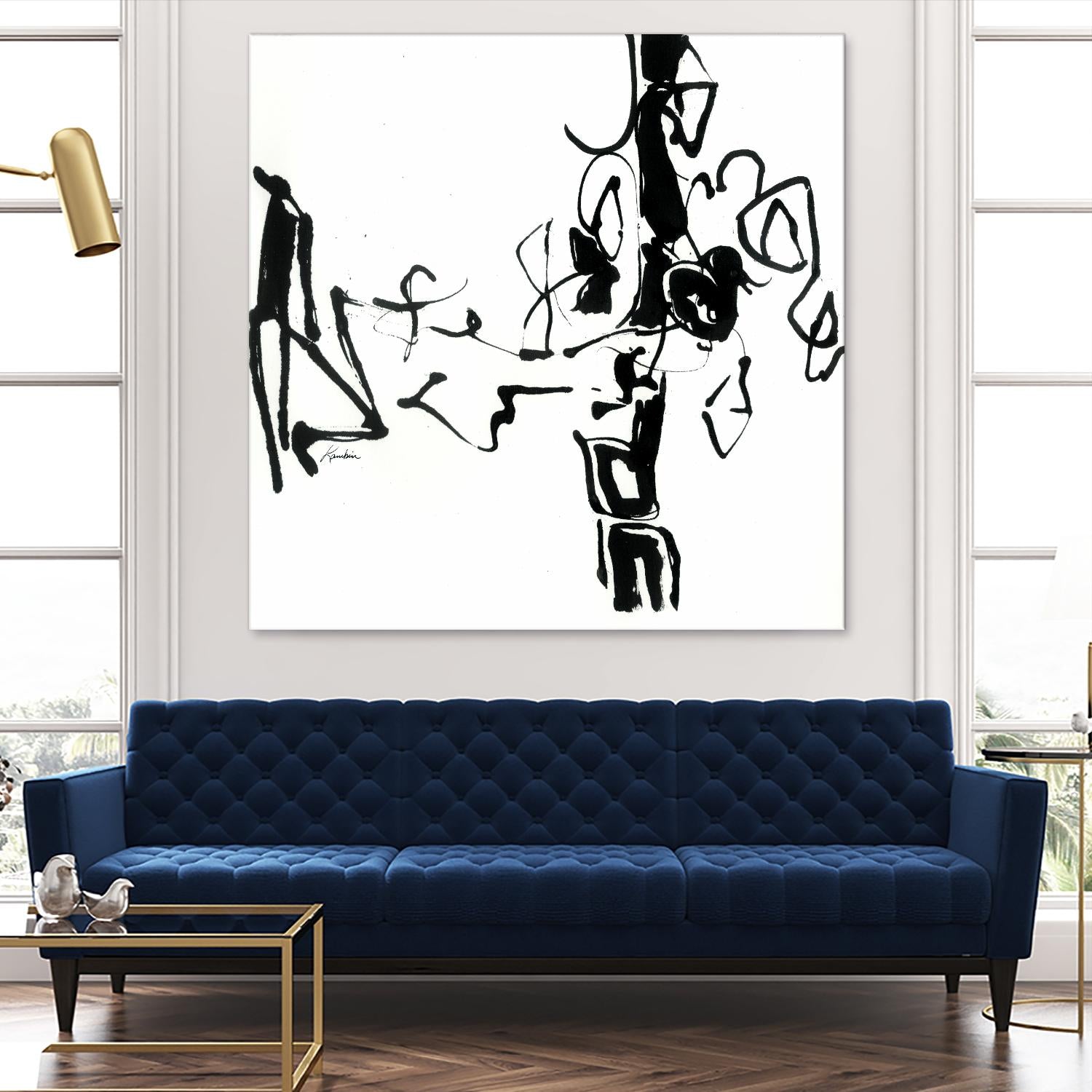 Black 5 by Diane Lambin on GIANT ART - black abstract