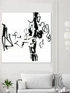 Black 5 by Diane Lambin on GIANT ART - black abstract