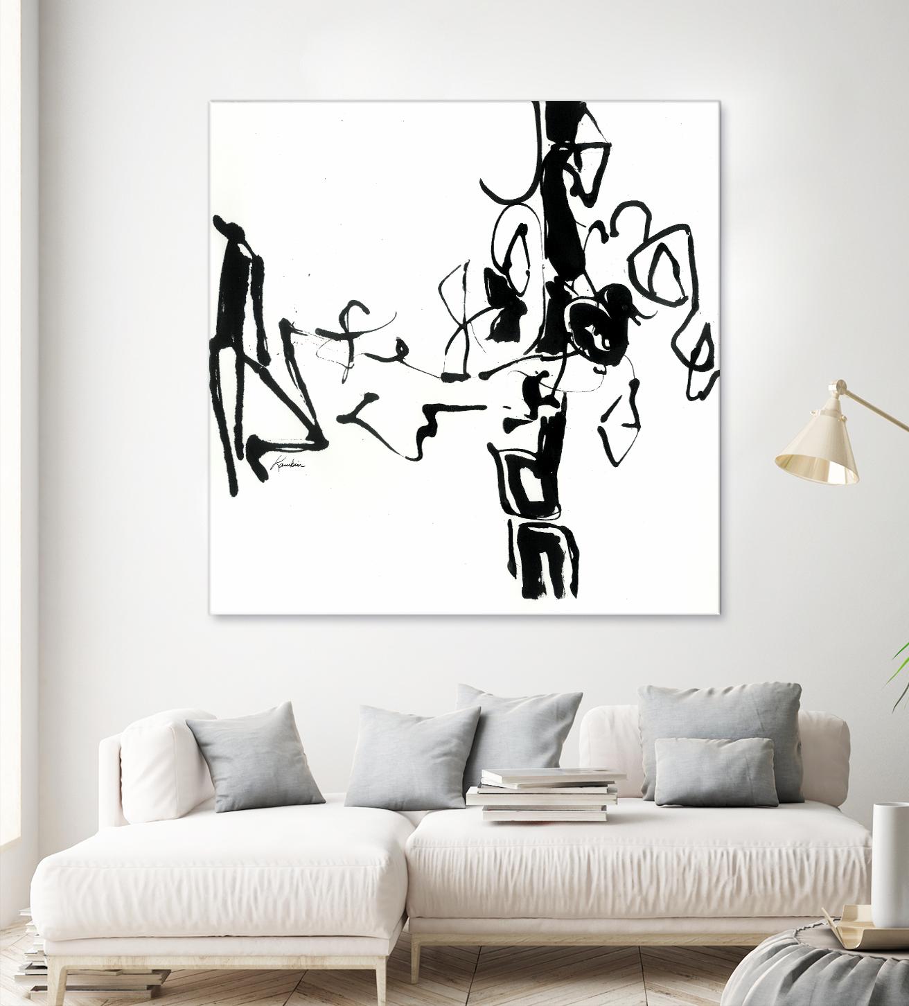 Black 5 by Diane Lambin on GIANT ART - black abstract