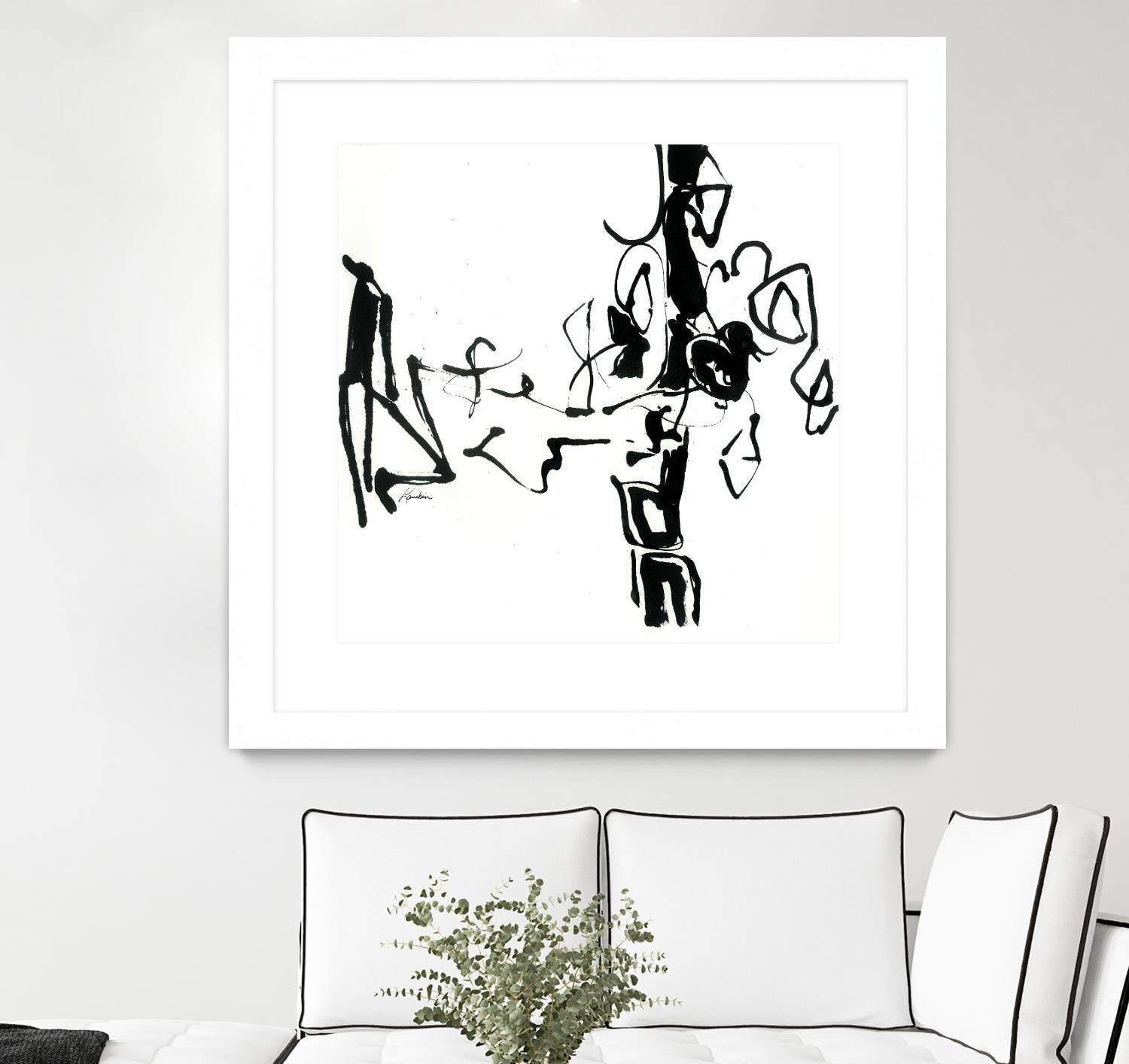 Black 5 by Diane Lambin on GIANT ART - black abstract