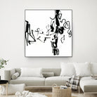 Black 5 by Diane Lambin on GIANT ART - black abstract
