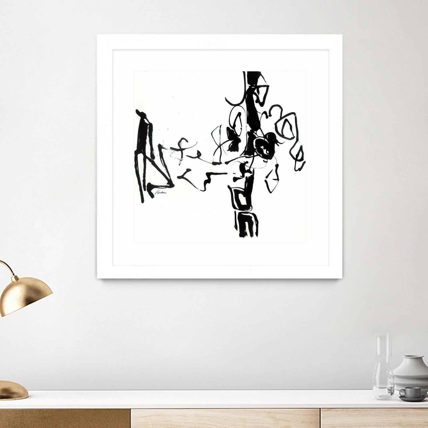 Black 5 by Diane Lambin on GIANT ART - black abstract