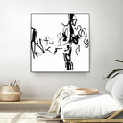 Black 5 by Diane Lambin on GIANT ART - black abstract