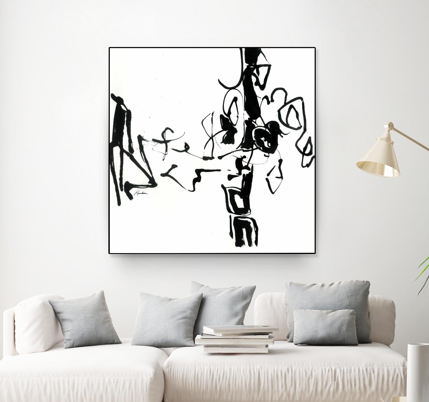 Black 5 by Diane Lambin on GIANT ART - black abstract