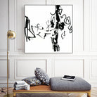 Black 5 by Diane Lambin on GIANT ART - black abstract