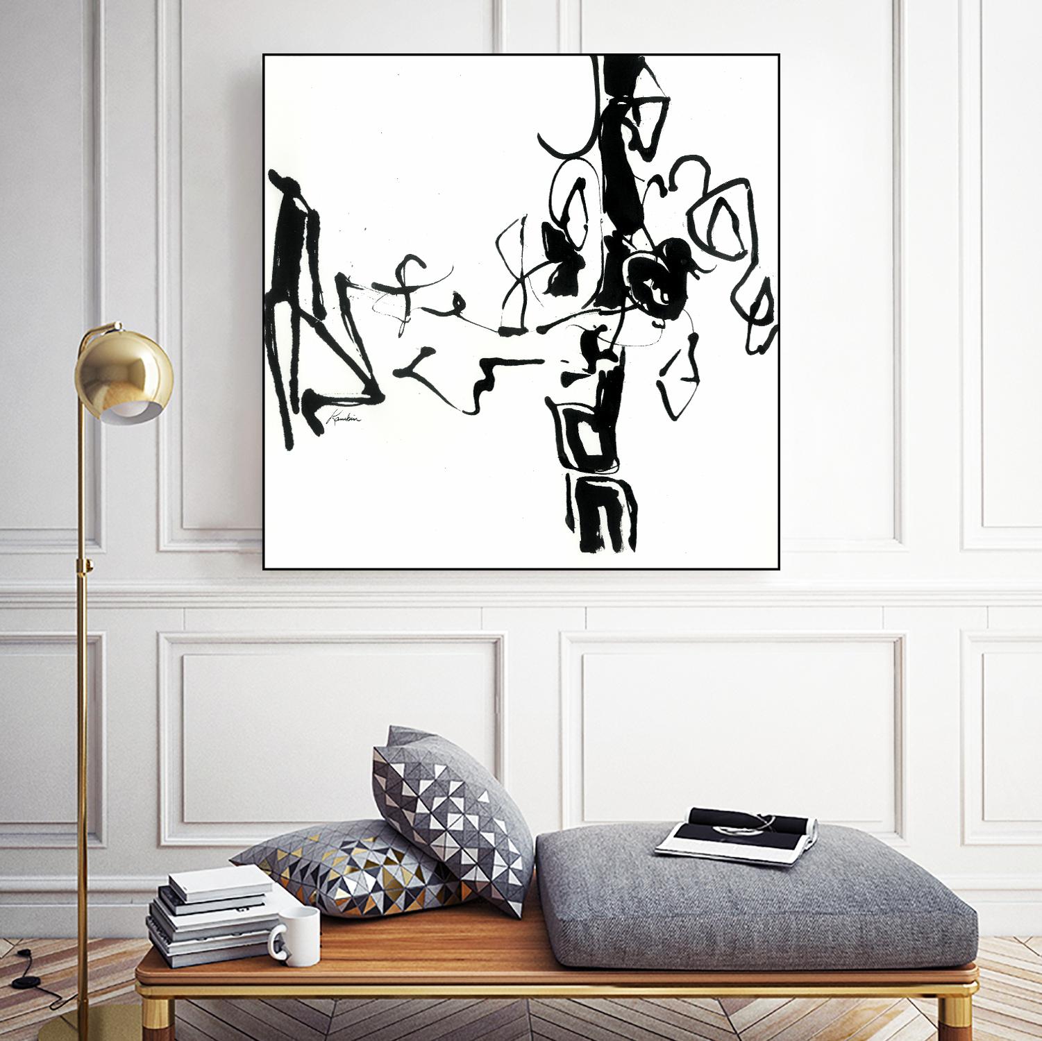 Black 5 by Diane Lambin on GIANT ART - black abstract