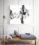 Black 5 by Diane Lambin on GIANT ART - white abstract artiste québécois