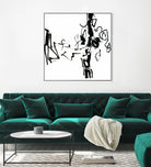 Black 5 by Diane Lambin on GIANT ART - black abstract