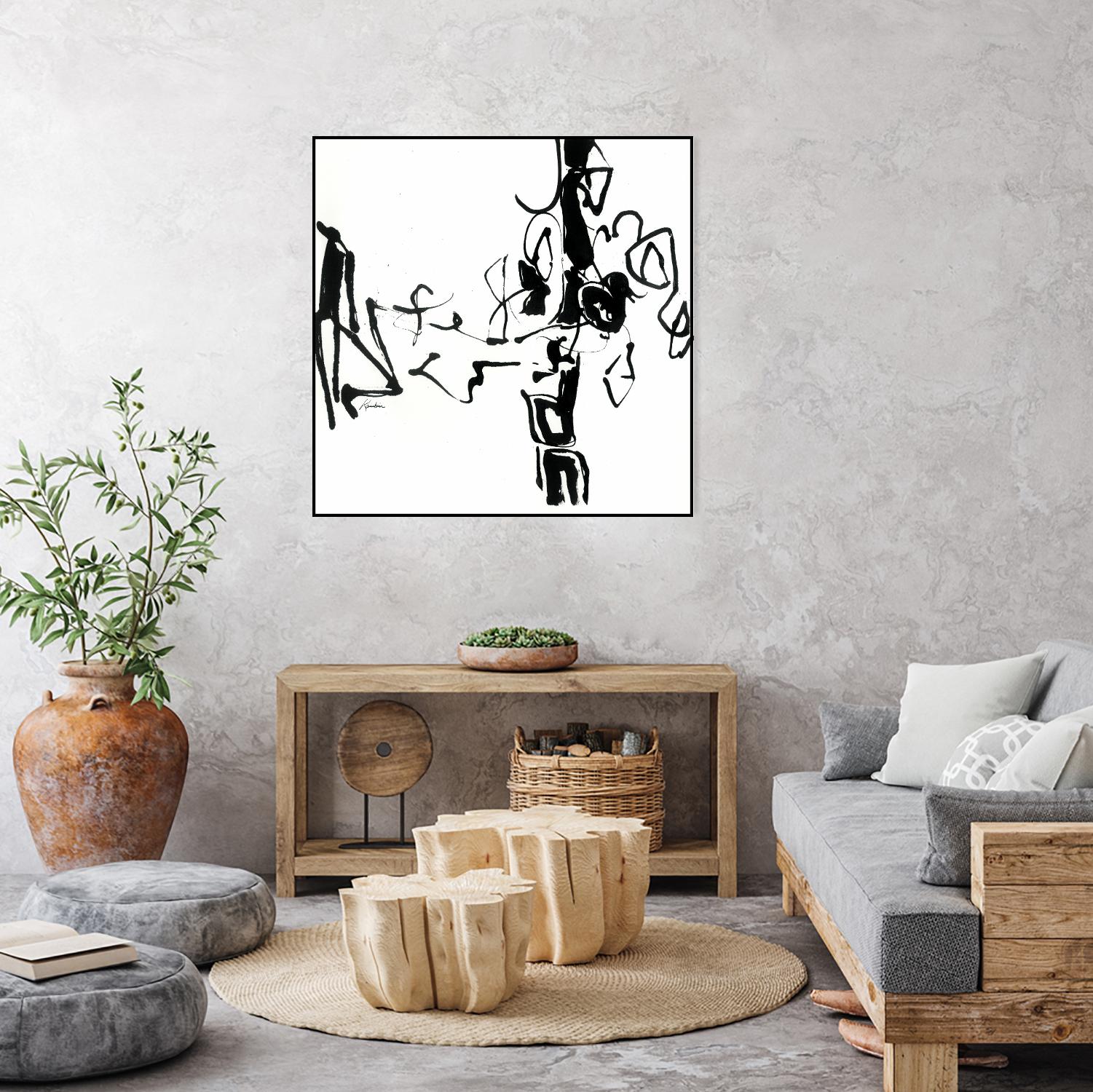 Black 5 by Diane Lambin on GIANT ART - black abstract