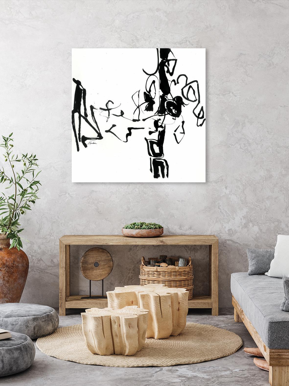 Black 5 by Diane Lambin on GIANT ART - white abstract artiste québécois