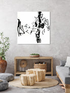 Black 5 by Diane Lambin on GIANT ART - white abstract artiste québécois