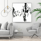 Black 5 by Diane Lambin on GIANT ART - black abstract