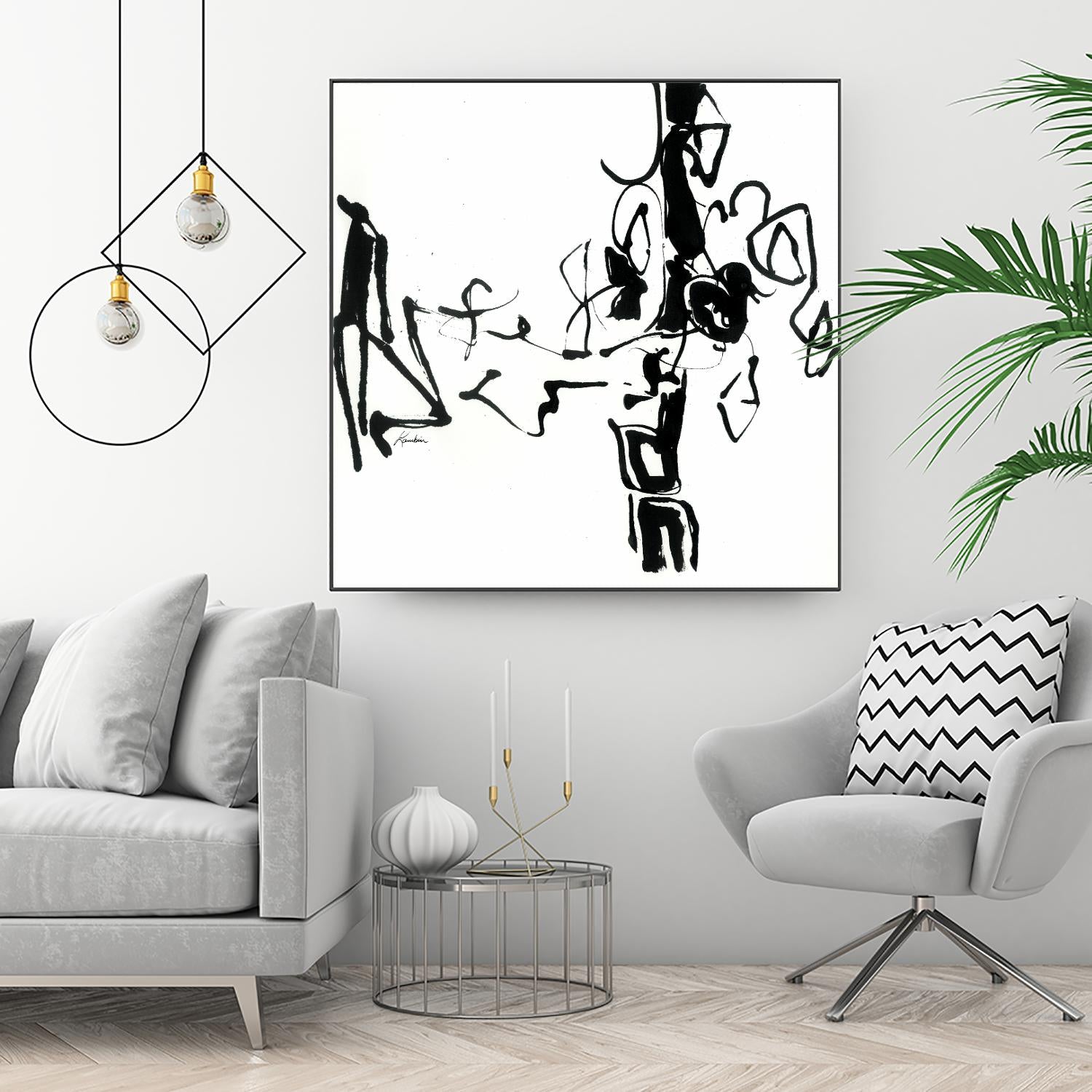 Black 5 by Diane Lambin on GIANT ART - black abstract