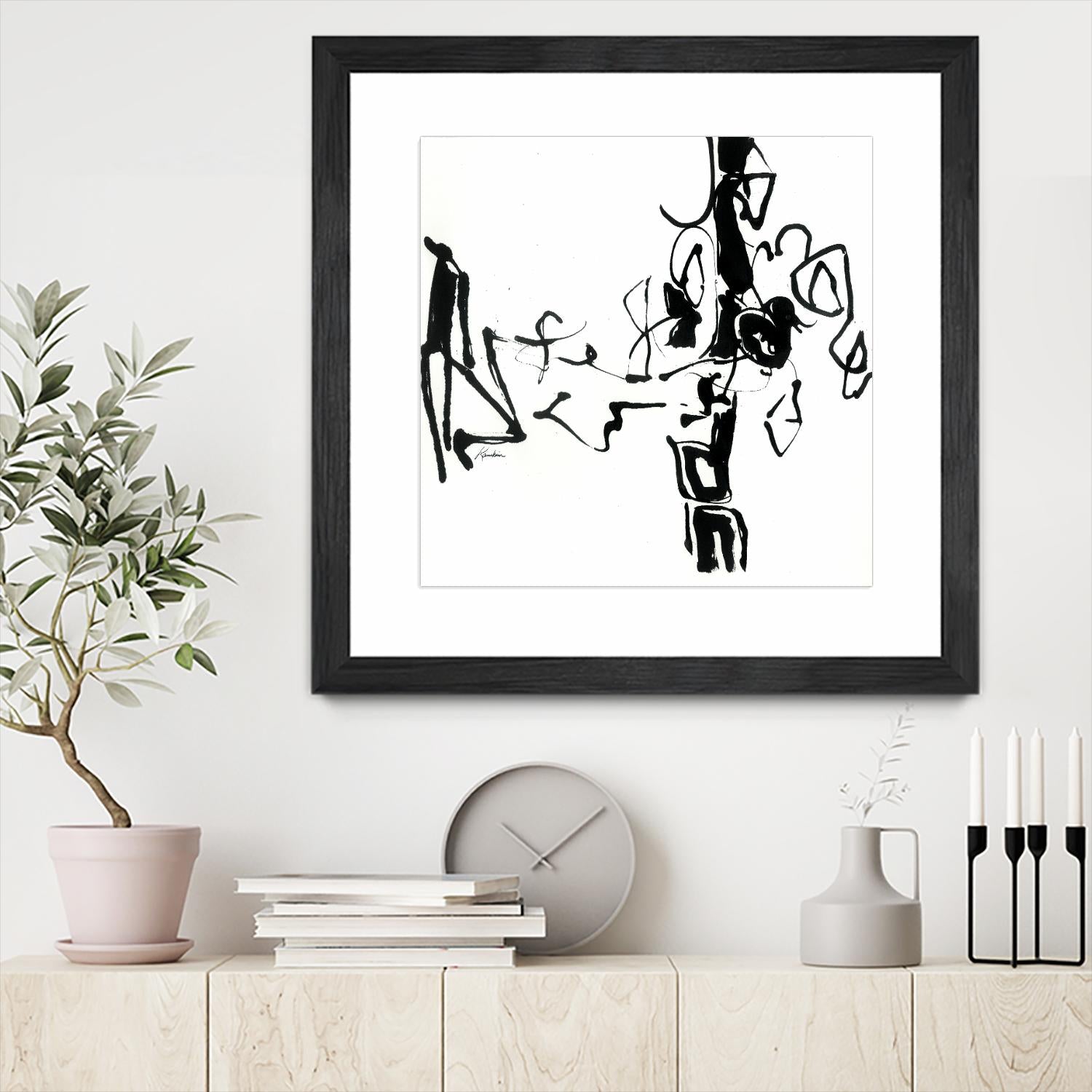 Black 5 by Diane Lambin on GIANT ART - black abstract