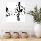 Black 5 by Diane Lambin on GIANT ART - white abstract artiste québécois