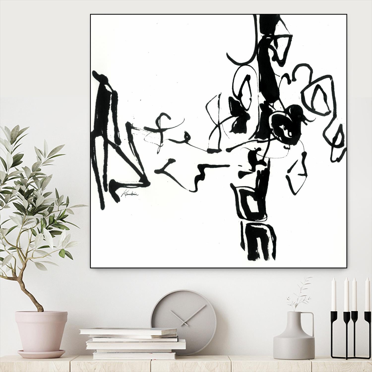 Black 5 by Diane Lambin on GIANT ART - black abstract