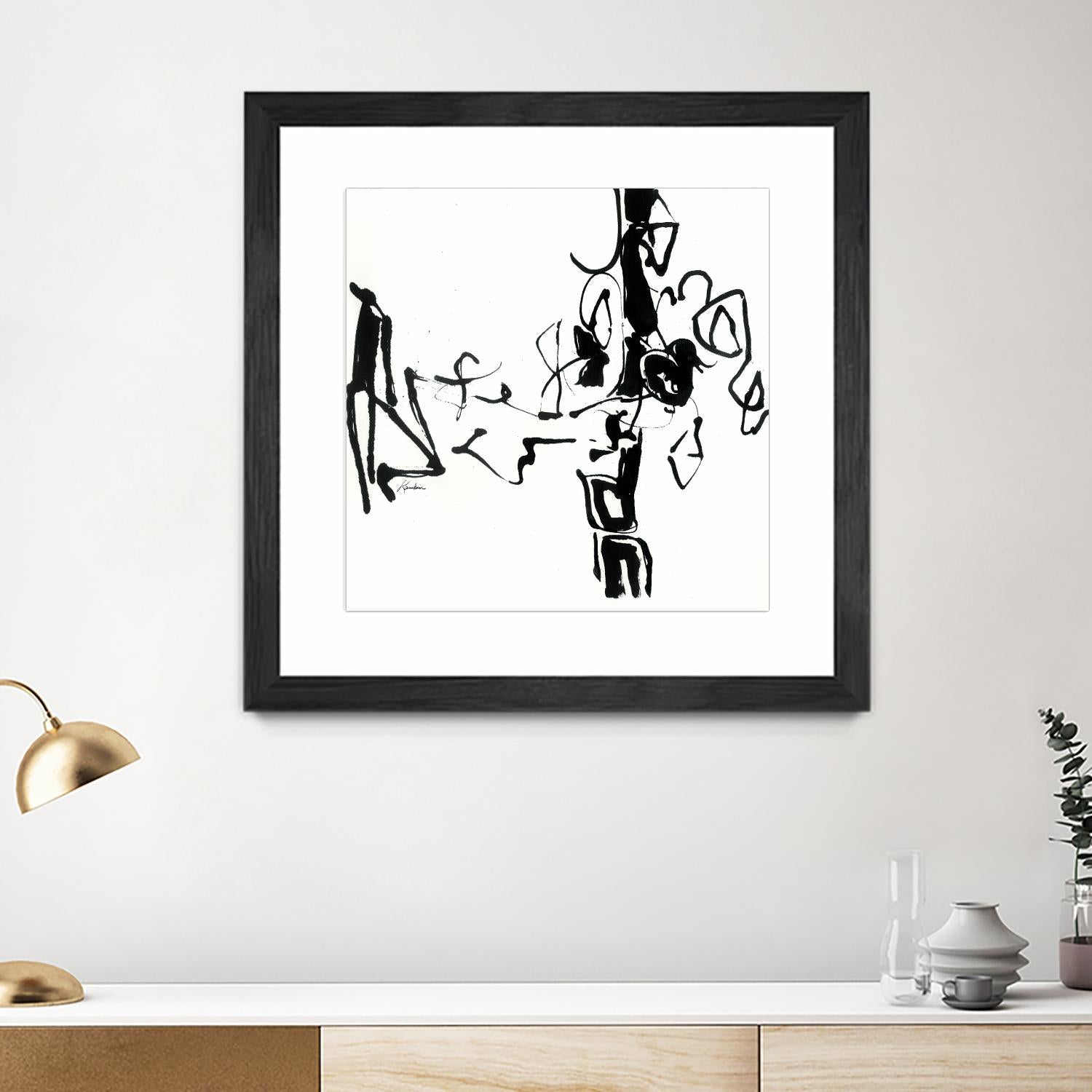 Black 5 by Diane Lambin on GIANT ART - black abstract