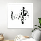 Black 5 by Diane Lambin on GIANT ART - black abstract