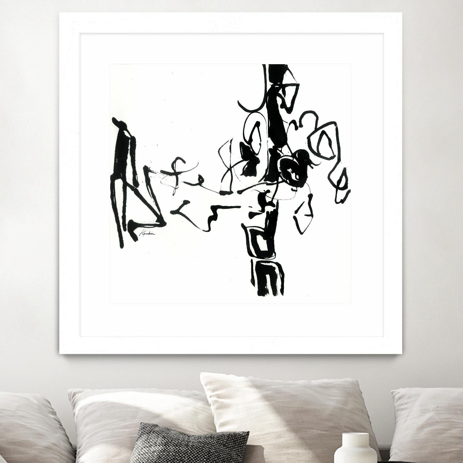 Black 5 by Diane Lambin on GIANT ART - black abstract