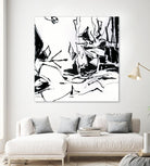 Black 6 by Diane Lambin on GIANT ART - white abstract