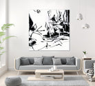 Black 6 by Diane Lambin on GIANT ART - white abstract