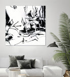 Black 6 by Diane Lambin on GIANT ART - white abstract